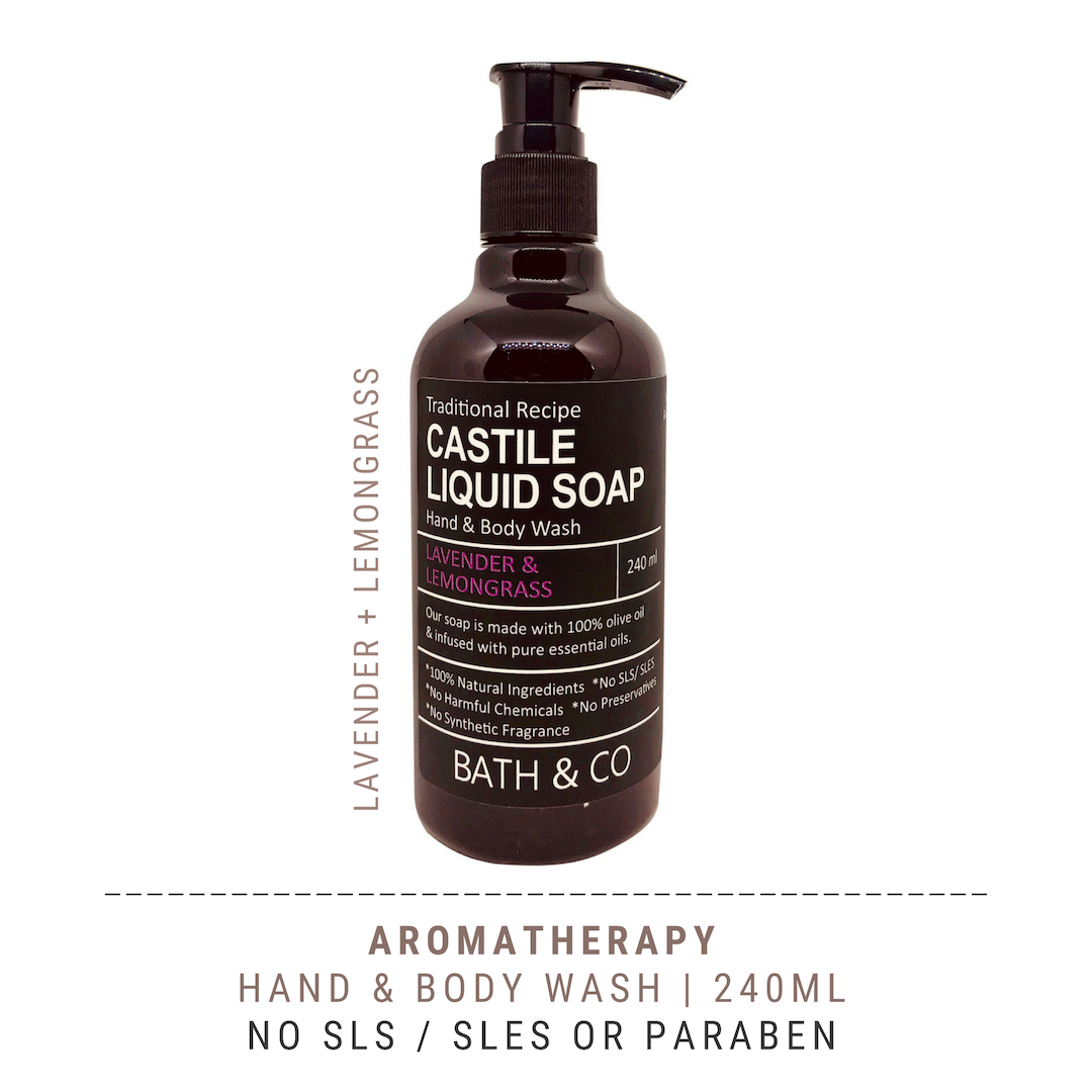 BATH & CO CASTILE LIQ SOAP 240ML LAVENDER LEMONGRASS